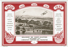 CTDN67- FRANCE  CARTE SOUVENIR DE VICHY AVIATION 4/9/1932 - IMAGE NON CONTRACTUELLE - Aviación