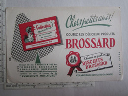 Vieux Papiers > Buvard Buvards Biscuits Brossard - Alimentaire