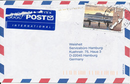 New Zealand Air Mail Cover Sent To Germany 5-11-1997 Single Franked - Luftpost