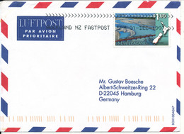 New Zealand Air Mail Cover Sent To Germany 31-12-1997 Single Franked - Luftpost