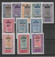 Soudan N°42/52 - Neuf * Avec Charnière - TB - Unused Stamps
