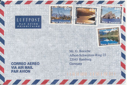 New Zealand Air Mail Cover Sent To Germany 12-3-1997 - Posta Aerea