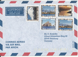 New Zealand Air Mail Cover Sent To Germany 1997 - Corréo Aéreo