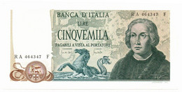 Italia - 5.000 Lire 1971 - Colombo II Tipo    ---- - 5000 Lire
