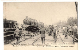 KONTICH - Treinramp  - Zicht Van De Vernielde Trein - Accident Chemin De Fer - 1908 - Climan Ruyssers - Niet Verzonden - Kontich