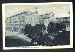 ITALY - Roma Collegio Internazionale Di S. Antoni - Via Merulana 124 / Postcard Circulated - Educazione, Scuole E Università