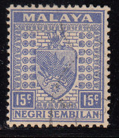 Negri Sembilan 15c  Ultramarine Used 1935 - 19411, Malaya / Malaysia - Negri Sembilan