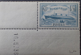 R1491/60 - 1935/1936 - PAQUEBOT NORMANDIE - N°300 NEUF** CdF Avec CD : 16.5.36 - LUXE - TRES BON CENTRAGE - Nuevos