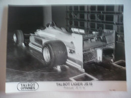 Photo Formule 1 - TALBOT GITANES - Talbot Ligier JS 19 - Prototype JS 17/19 - Mai 1982 - Automobile - F1