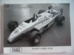 Photo Formule 1 - TALBOT GITANES - Talbot Ligier JS 19 - Mai 1982 - Automobile - F1