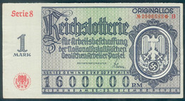 Deutschland, Germany - 1 X " REICHSLOTTERIE ", Abschnitt B,  " ORIGINALLOS, FOTO & DOKUMENT Der NSDAP " 1936 ! - Otros & Sin Clasificación