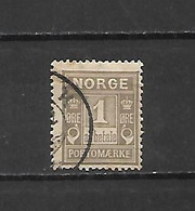 NORVEGIA - 1889 - N. 1 USATO (CATALOGO UNIFICATO) - Gebraucht