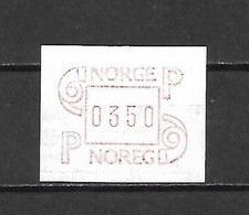 NORVEGIA - FRANCOBOLLO PER DISTRIBUTORI - Timbres De Distributeurs [ATM]