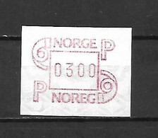 NORVEGIA - FRANCOBOLLO PER DISTRIBUTORI - Timbres De Distributeurs [ATM]