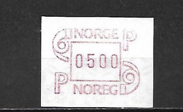NORVEGIA - FRANCOBOLLO PER DISTRIBUTORI - Machine Labels [ATM]