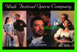 Delcampe - MUSIC OPERA - UTAH FESTIVAL OPERA COMPANY - CAROUSEL, THE TALES OF HOFFMANN - STRIPED TENNIS SHOES POSTCARD 1999 - - - Oper