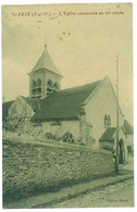 Delcampe - Cpa Saint Prix - L'église Construite Au XIe Siècle - Saint-Prix