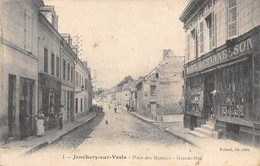 Jonchery Sur Vesle        51         Place Des Marché. Grande Rue.. Commerces            (voir Scan) - Jonchery-sur-Vesle