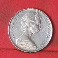 AUSTRALIA 10 CENTS 1981 -    KM# 65 - (Nº40540) - 10 Cents