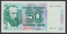 NORVEGIA 1990 50 CORONE  OTTIMA QFDS - Norvège