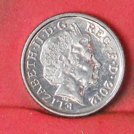 GREAT BRITAIN 5 PENCE 2012 -    KM# 1109d - (Nº40557) - 5 Pence & 5 New Pence