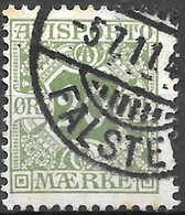 AFA # 5  Denmark    Used    1907 - Fiscales