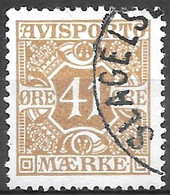 AFA # 19  Denmark   Avisporto Used    1915 - Fiscale Zegels