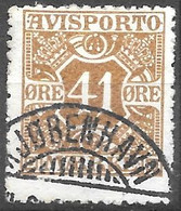 AFA # 19  Denmark   Avisporto  Used    1915 - Revenue Stamps