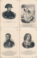 Lot De 6 CPA Thème Napoléon Bonaparte - Politische Und Militärische Männer