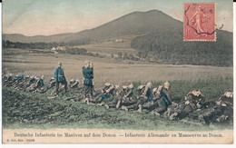 CPA WW1 Deutsche Infanterie Im Manöver Auf Dem Donon Infanterie Allemande En Manoeuvre Au Donon - War 1914-18