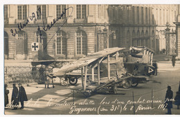 CPA WW1 Aviation Avion Boche Abattu Par Guynemer Son 31e 8 Février 1917 - Guerra 1914-18