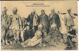 CPA WW1 Blessés Indiens Revenants De La Ligne De Feu - Guerre 1914-18
