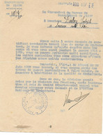 1931 DIJON - DALOZ A SEURRE POUR CERTIF CARTE COMBATTANT - BUREAU RECRUTEMENT - Documenti