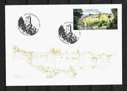2019 Joint Luxembourg And Gibraltar. OFFICIAL FDC LUXEMBOURG WITH STAMP: Casemates - Gemeinschaftsausgaben
