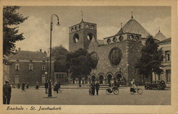 Nederland, ENSCHEDE, St. Jacobuskerk (1950s) Ansichtkaart (2) - Enschede