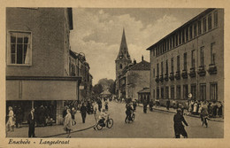 Nederland, ENSCHEDE, Langestraat (1950s) Ansichtkaart (2) - Enschede