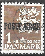 AFA # 35   Postfærge Denmark    Used    1950 - Parcel Post