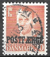 AFA # 37   Postfærge Denmark    Used    1955 - Pacchi Postali