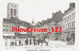 62 Pas De Calais - BETHUNE - " En 1900 - Grand'Place - 22ème Rendez-vous Des Collectionneurs à BETHUNE, Le 28/01/2001 " - Bethune