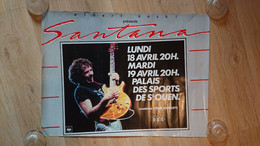 Carlos Santana Tour 1983 - Concert Poster Affiche - Posters