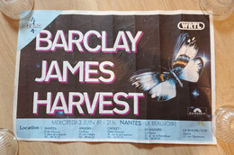 Barclay James Harvest French Tour 1981 - Concert Poster Affiche - Afiches & Pósters