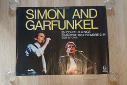 Affiche Poster Simon And Garfunkel - Tour 1983 à Nice - Plakate & Poster