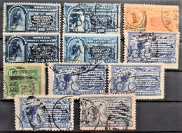 USA 1855-1917 - Canceled - Sc# E1-E11 - Special Delivery - Special Delivery, Registration & Certified