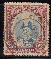 Kedah 25c Used 1937, Malaya / Malaysia - Kedah