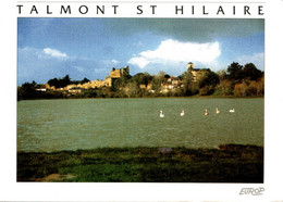 Talmont St Hilaire Le Plan D'eau Et Le Chateau Feodal  2003   CPM Ou CPSM - Talmont Saint Hilaire