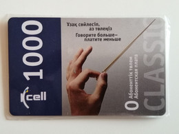 KAZAKHSTAN..  PHONECARD.. KCELL.. 1000..CLASSIC - Telekom-Betreiber