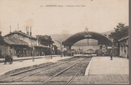 AMBERIEU EN DOMBES - INTERIEUR DE LA GARE - Ars-sur-Formans