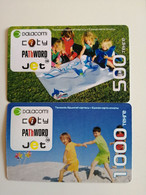 KAZAKHSTAN.. LOT OF 2  PHONECARDS.. PATHWORD..DALACOM..CITY..JET..CDMA..1000 AND 500  UNITS - Spiele