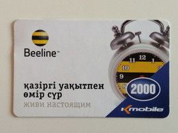 KAZAKHSTAN..   PHONECARD.. K-MOBILE..BEELINE..2000 - Operatori Telecom