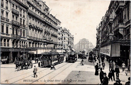 BELGIQUE -- BRUXELLES - Le Grand Hôtel Et Boulevard Anspach - Avenues, Boulevards